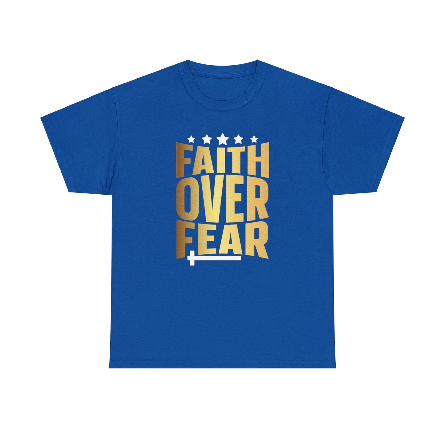 Faith Over Fear Shirt, Christian Shirt, Religious Shirt, Faith Tee (Faith-31)
