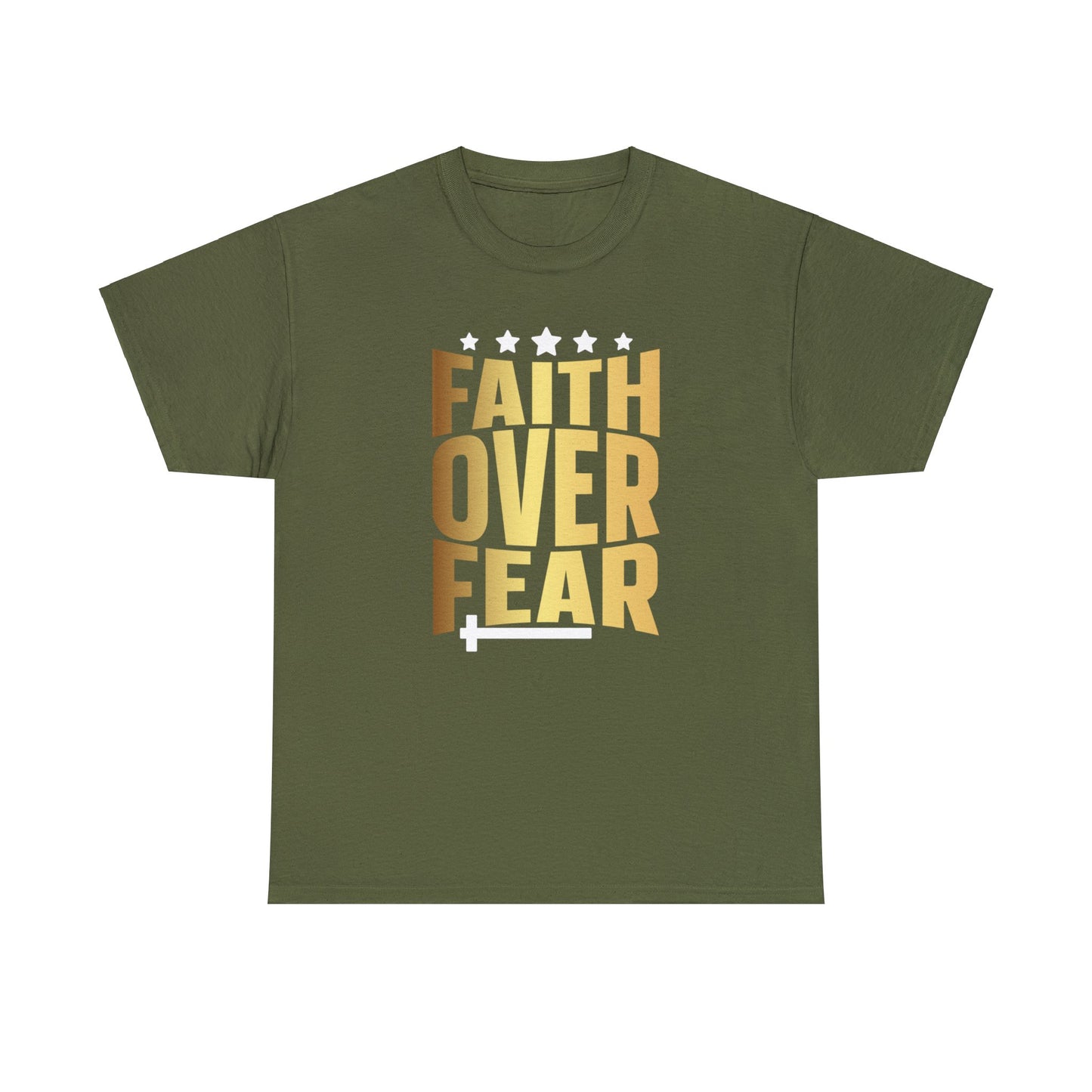 Faith Over Fear Shirt, Christian Shirt, Religious Shirt, Faith Tee (Faith-31)