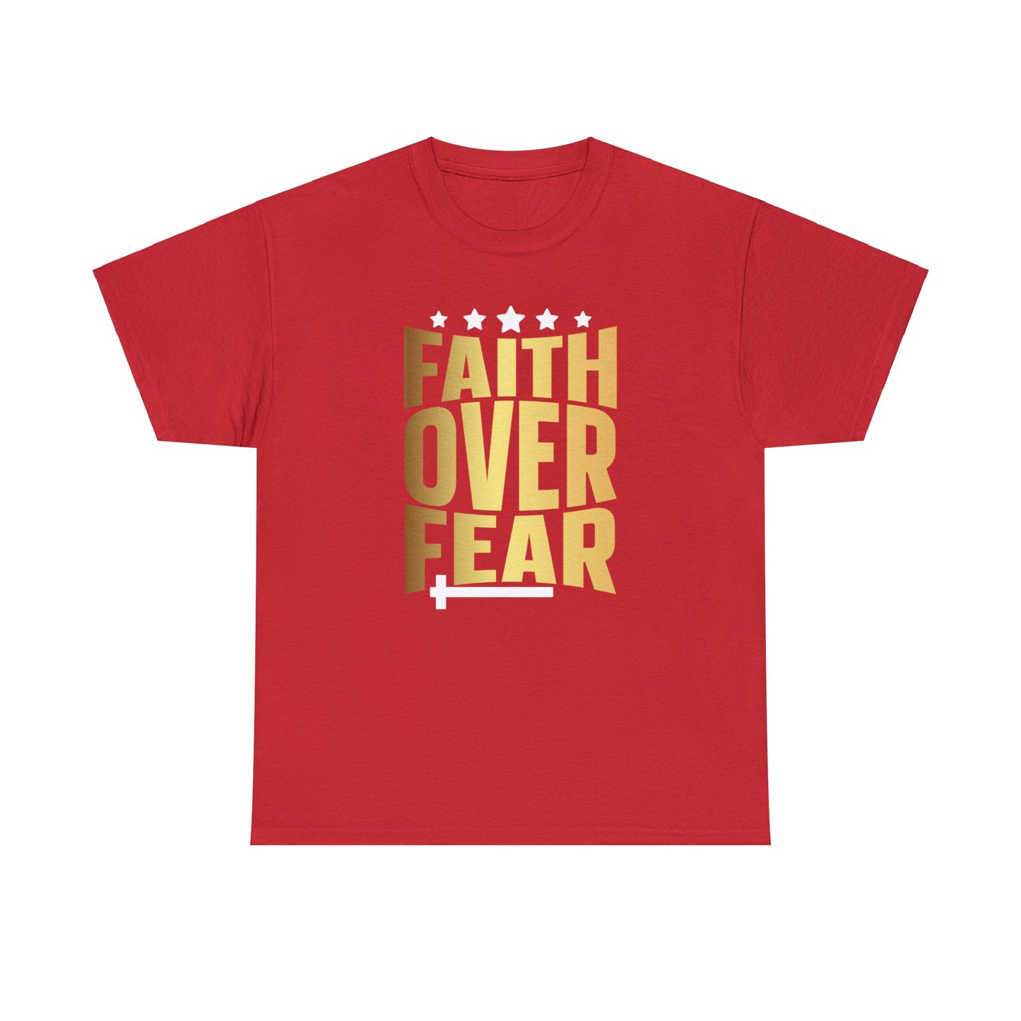 Faith Over Fear Shirt, Christian Shirt, Religious Shirt, Faith Tee (Faith-31)