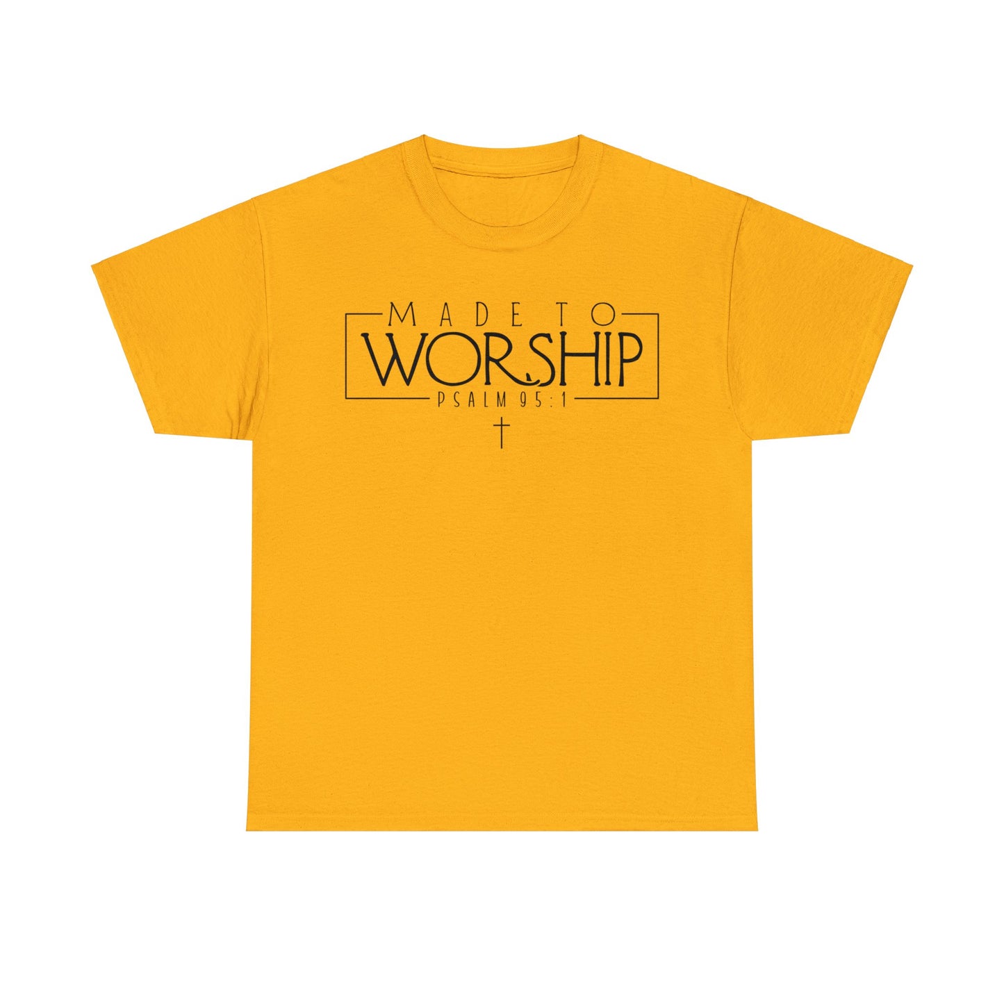Made To Worship Shirt, Christian Shirt, Religious Shirt, Faith Tee (Faith-27)