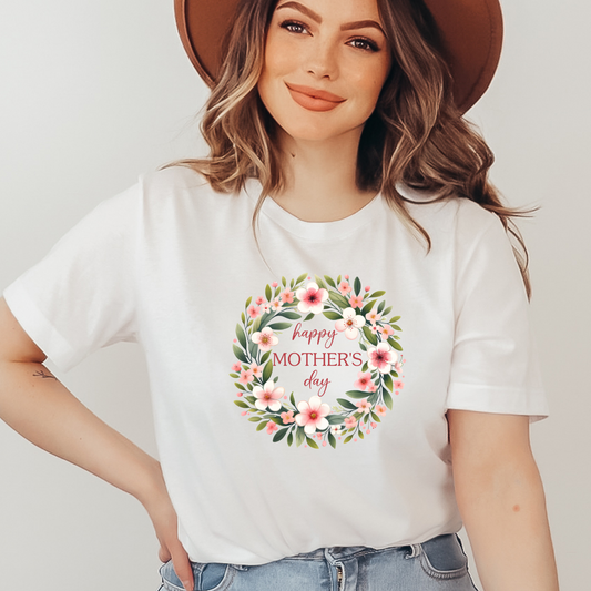 Happy Mother's Day Shirt, Mother's Day Gift, Mom Flowers Tee, Mama Tshirt (Mom-35)