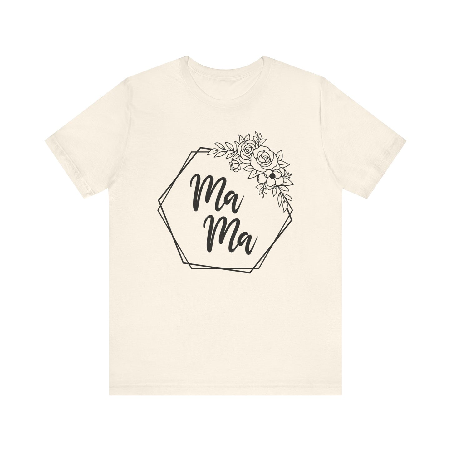 Mama Floral Frame Design Shirt, Mother's Day Gift, Mom Tee, Mama Tshirt (Mom-09)
