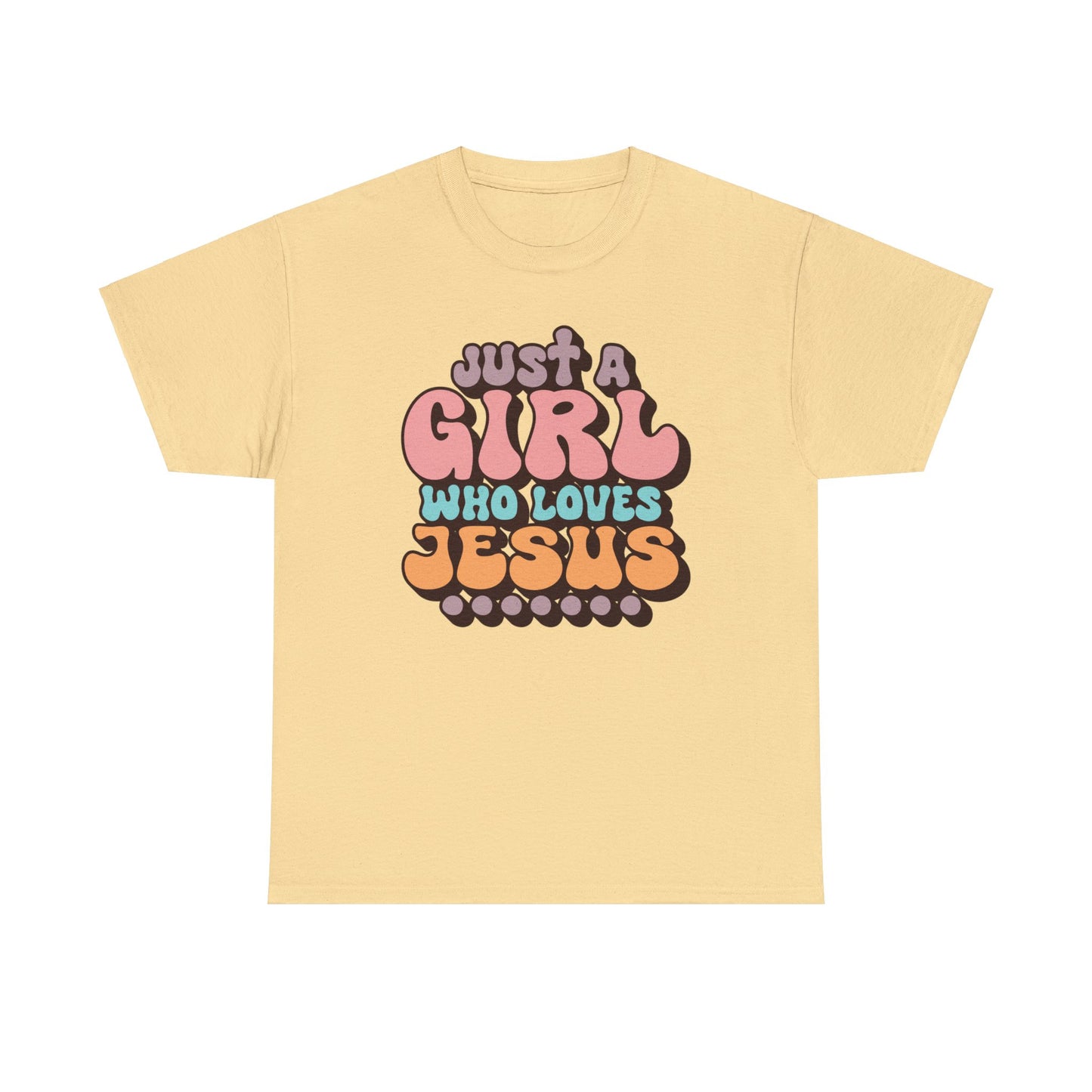 Just A Girl Who Loves Jesus Shirt, Christian Shirt, Religious Shirt, Faith Tee (Faith-21)