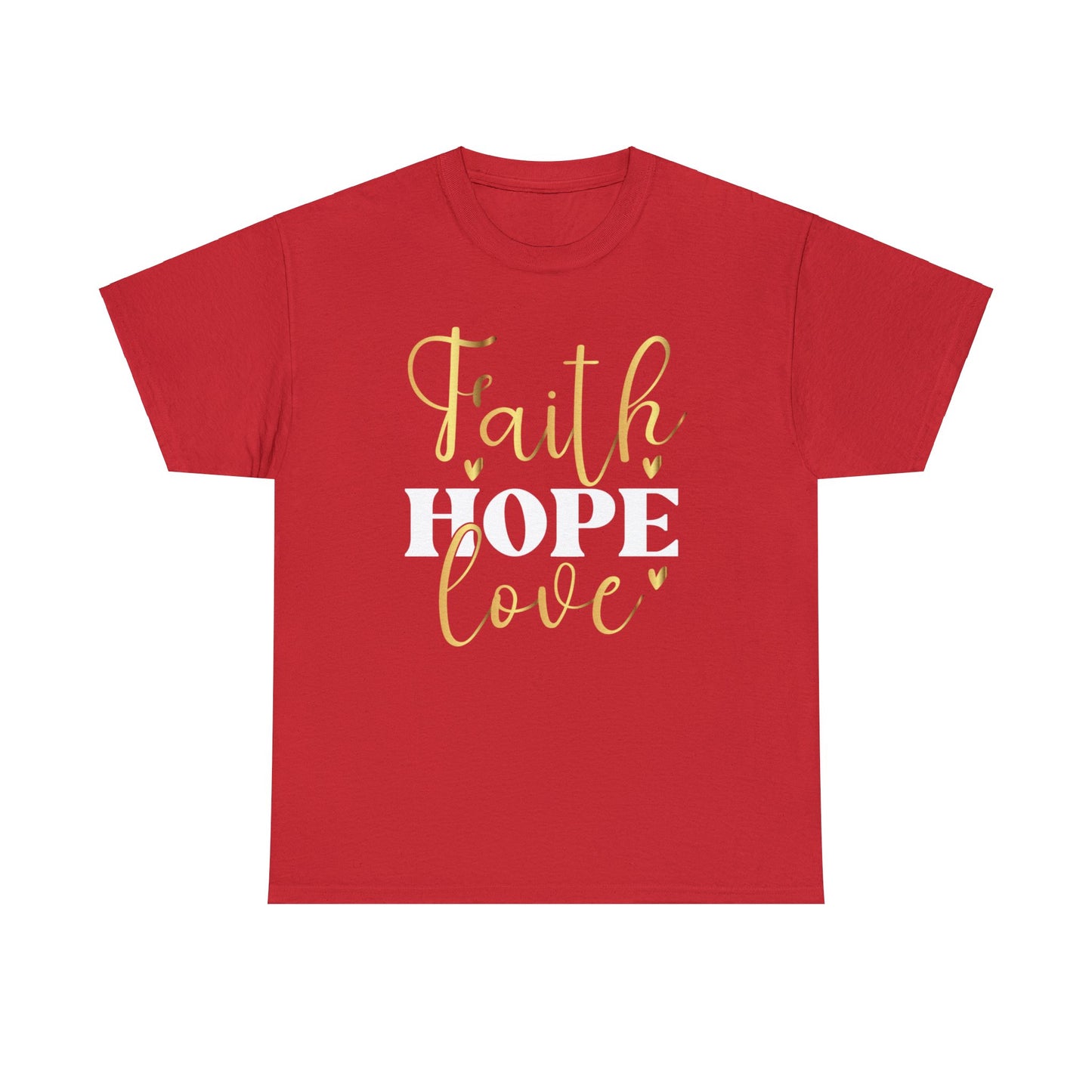 Faith Hope Love Shirt, Christian Shirt, Religious Shirt, Faith Tee (Faith-41)