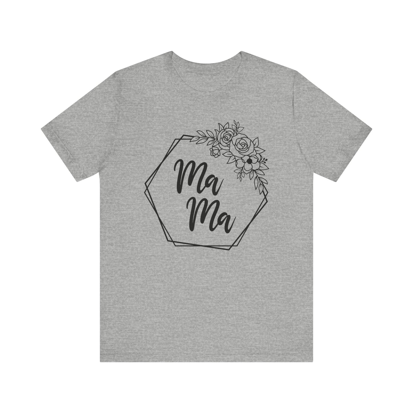 Mama Floral Frame Design Shirt, Mother's Day Gift, Mom Tee, Mama Tshirt (Mom-09)