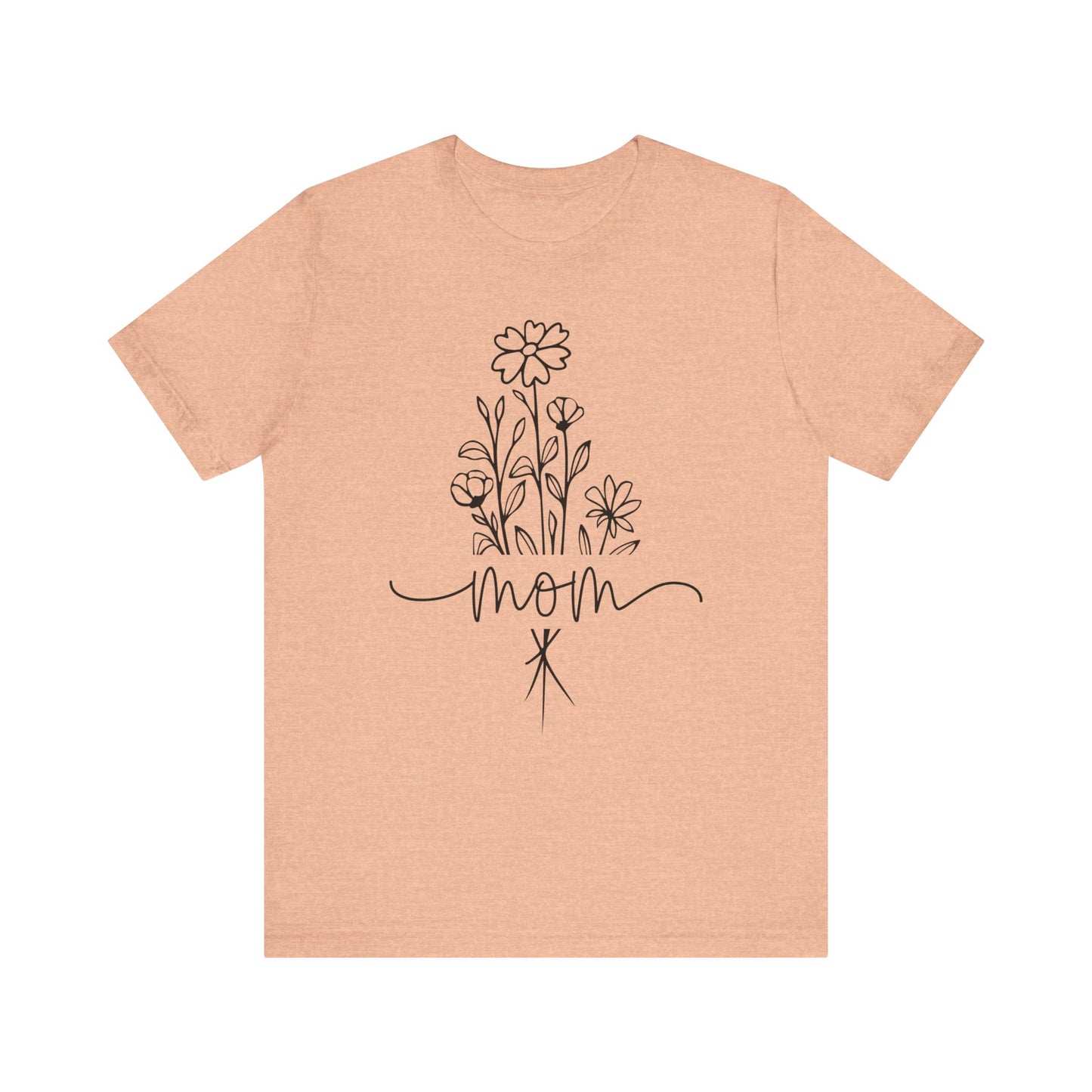 Mom Flower Shirt, Mother's Day Gift, Mom Tee, Mama Tshirt (Mom-04)