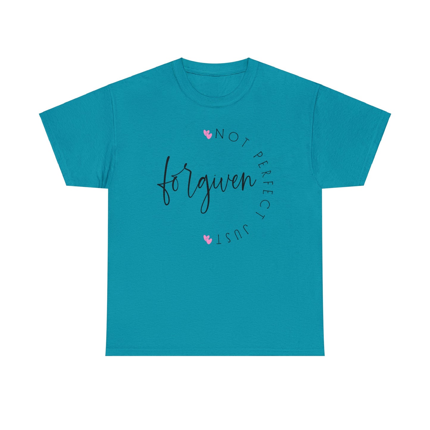 Not Perfect Just Forgiven Shirt, Christian Shirt, Religious Shirt, Faith Tee (Faith-28)