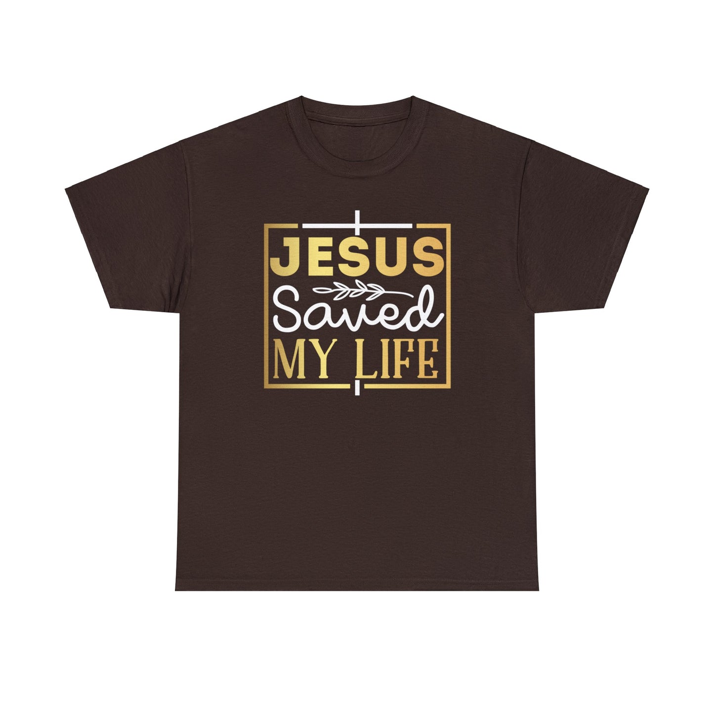 Jesus Saved My Life Shirt, Christian Shirt, Religious Shirt, Faith Tee (Faith-48)