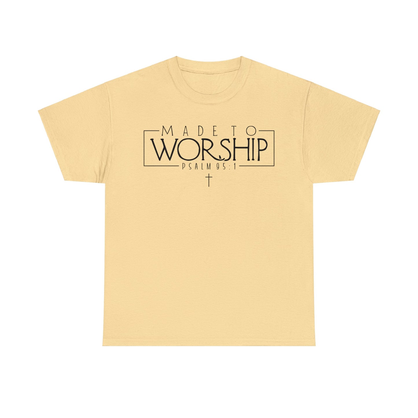Made To Worship Shirt, Christian Shirt, Religious Shirt, Faith Tee (Faith-27)