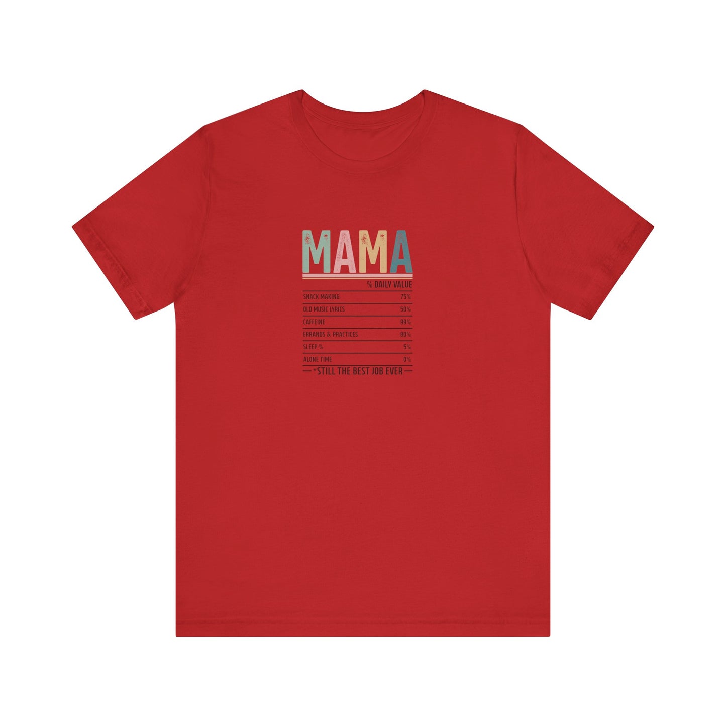 Mama Daily Value Shirt, Mother's Day Gift, Mom Funny Tee, Mama Retro Tshirt (Mom-46)