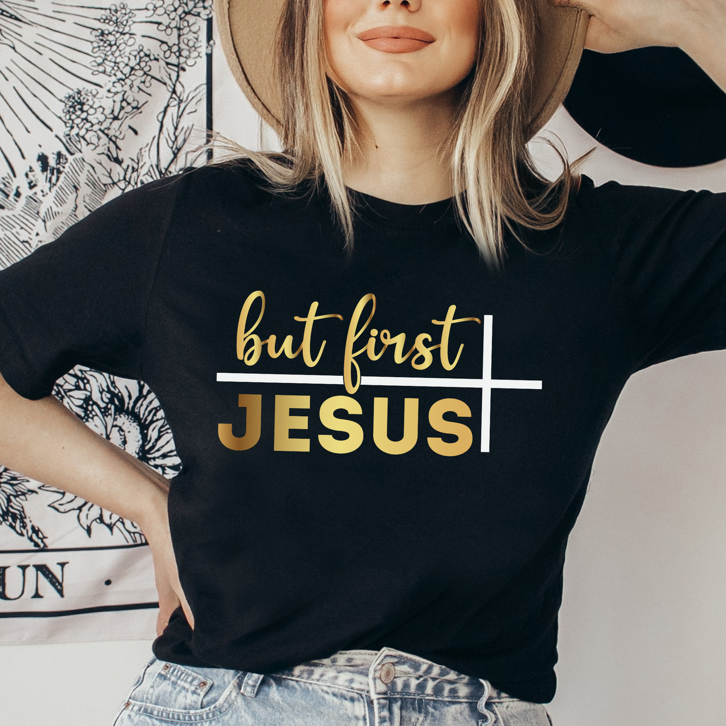 But First Jesus Shirt, Christian Shirt, Religious Shirt, Faith Tee (Faith-39)
