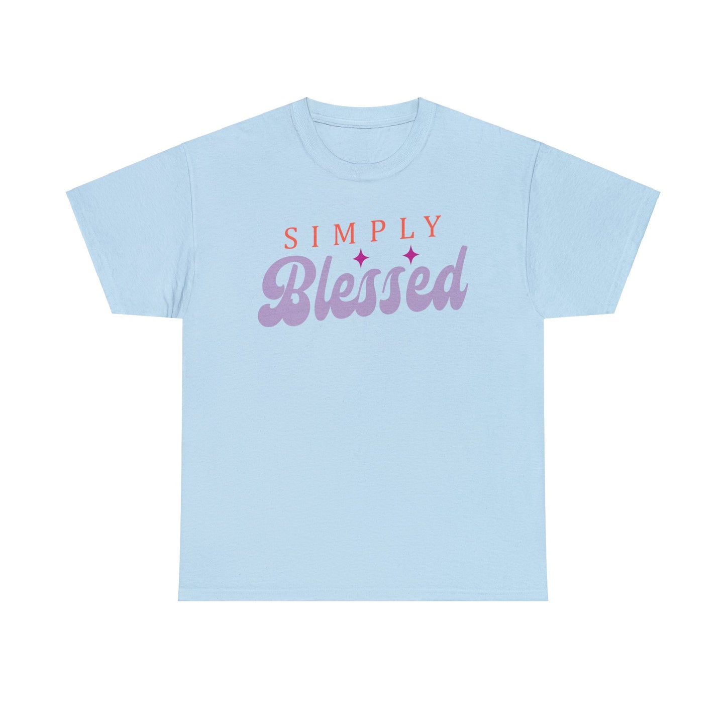 Simply Blessed Shirt, Christian Shirt, Religious Shirt, Faith Tee (Faith-4)