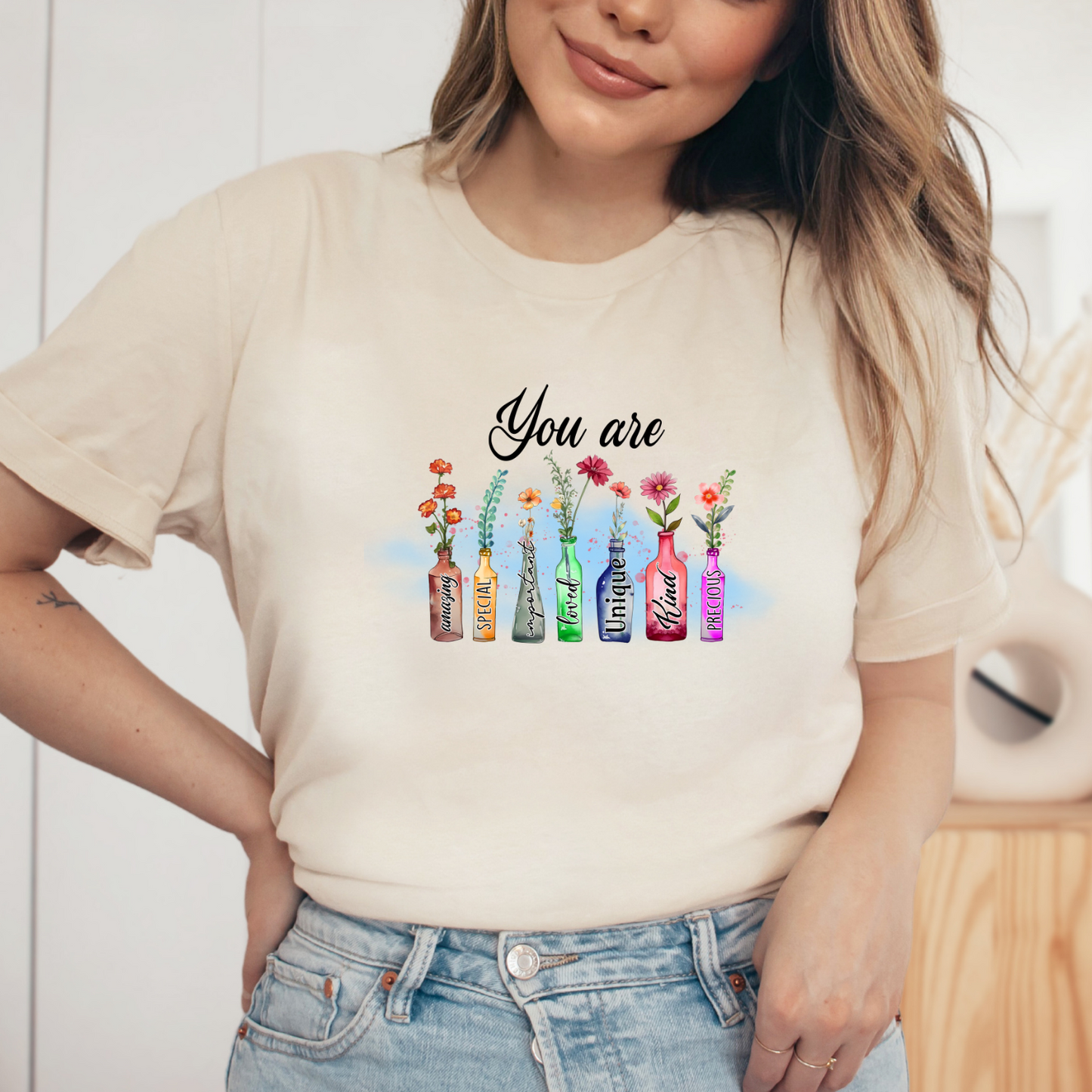 You Are Shirt, Mother's Day Gift, Mom Tee, Mama Floral Tshirt (Mom-20)