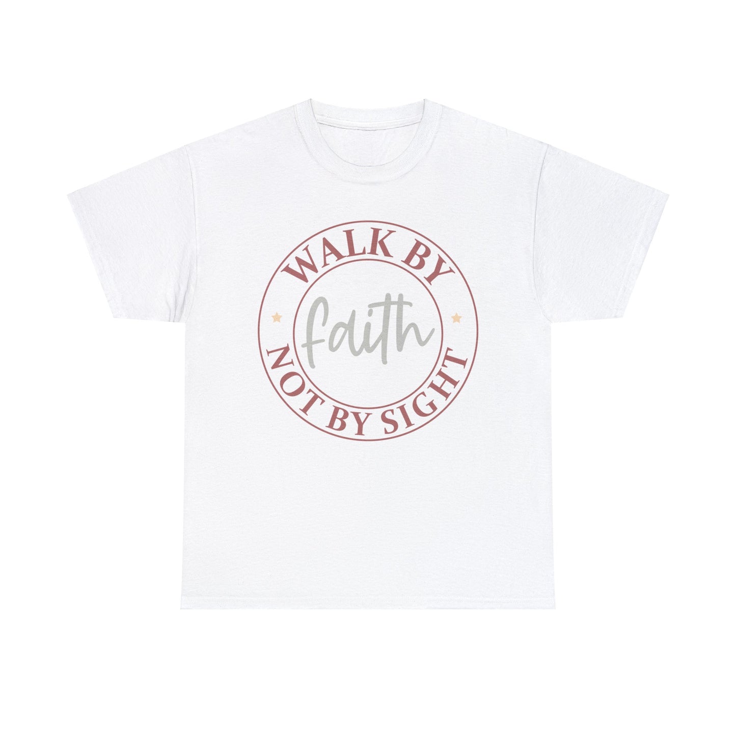 Walk By Faith Not Sight Shirt, Christian Shirt, Religious Shirt, Faith Tee (Faith-9)