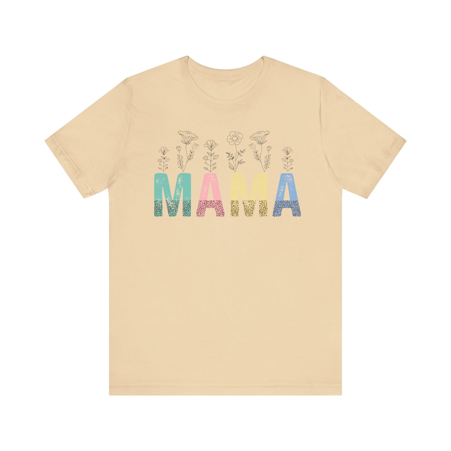 Mama Flower Shirt, Mothers Day Gift, Mama Tee, Mom Tshirt (MOM-02)