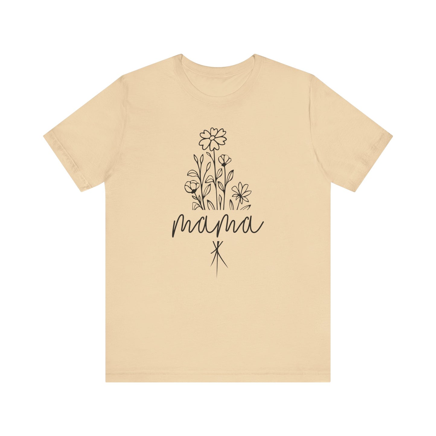 Flower Mama Shirt, Mother's Day Gift, Mom Tee, Mama Tshirt (Mom-06)